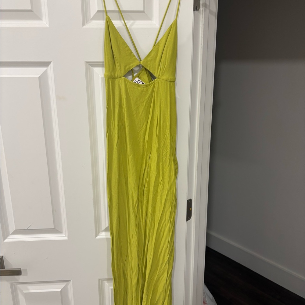 Lime Green Maxi Dress